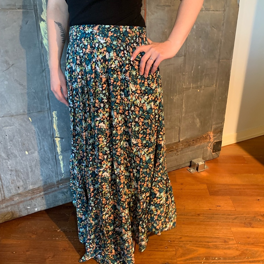 Free People Floral Skirt